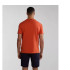 Camiseta Napapijri S-Bollo Ss 1 Naranja Hombre