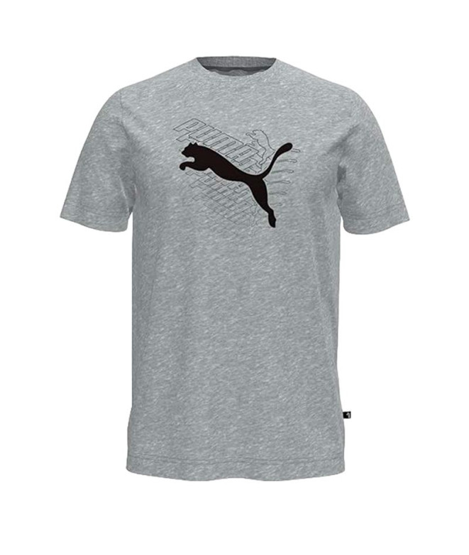 Camiseta Puma Graphics Cat Gris Hombre