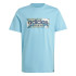 Camiseta adidas Camo Linear Niño Azul