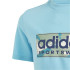 Camiseta adidas Camo Linear Niño Azul