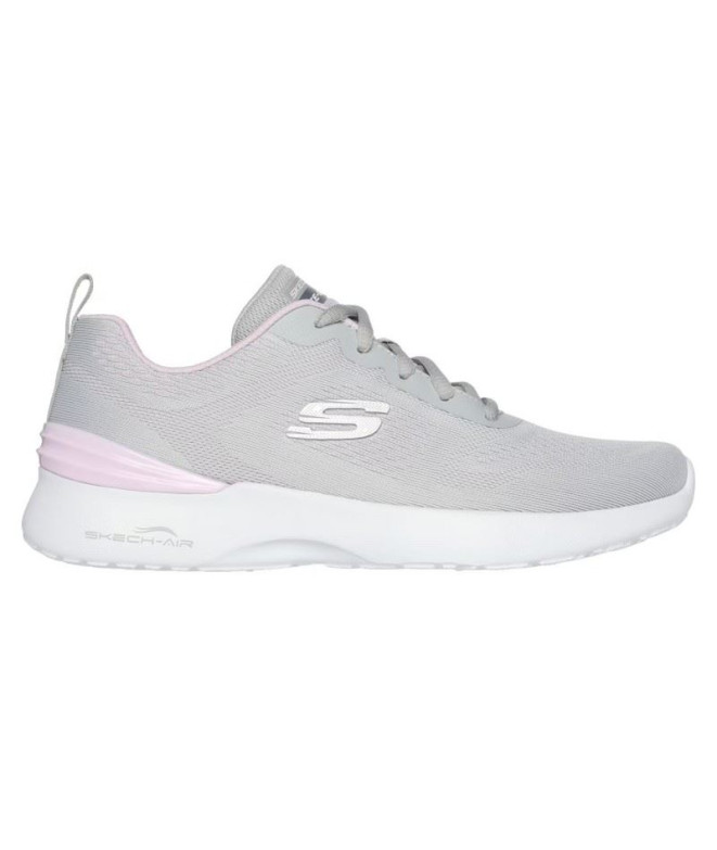 Zapatillas Skechers Air Dynamight- Mujer Gris Rosa
