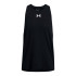 Camiseta de Baloncesto Under Armour BASELINE COTTON TANK Hombre Negro