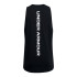 Camiseta de Baloncesto Under Armour BASELINE COTTON TANK Hombre Negro