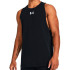 Camiseta de Baloncesto Under Armour BASELINE COTTON TANK Hombre Negro