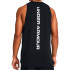 Camiseta de Baloncesto Under Armour BASELINE COTTON TANK Hombre Negro