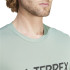 Camiseta de Senderismo adidas Multi Terrex Log Tech Hombre Verde