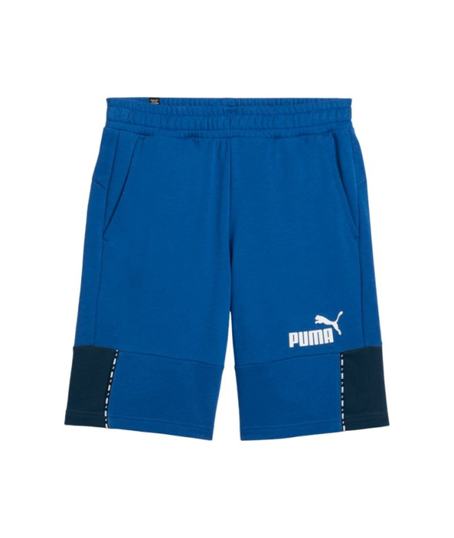 Pantalones Puma Essentials Block X Tape Azul...