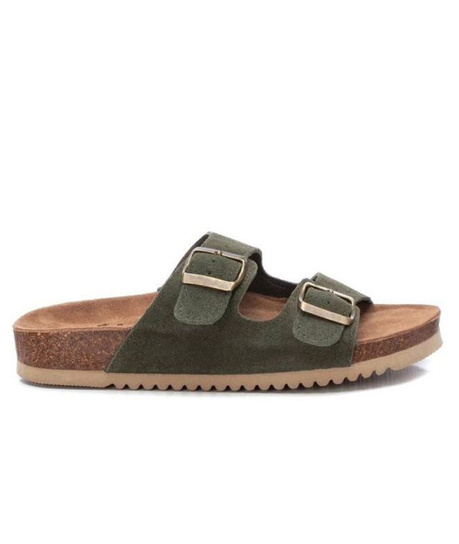 Chanclas XTI Serraje Mujer Kaki