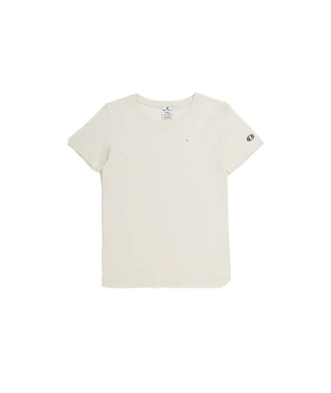 Camiseta Champion Crewneck Mujer Crudo