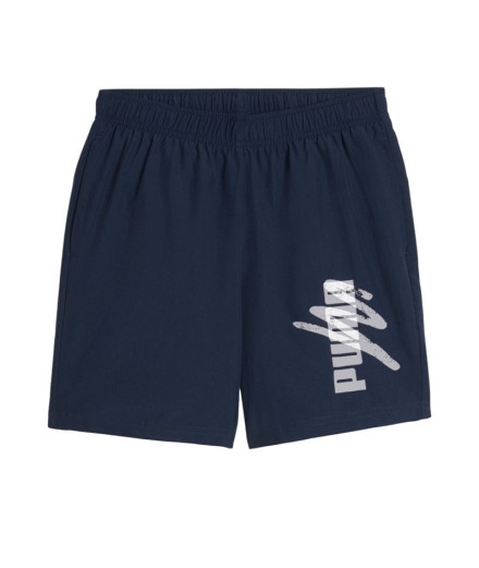 Pantalón Puma Essentials+ AB Woven Club Navy Infantil