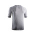 Camiseta de Running Lurbel Samba Short Sleeves Hombre Gris Hielo/Negro