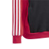 Sudadera adidas 3Bandas Tib Fleece Hoodie Infantil Rojo