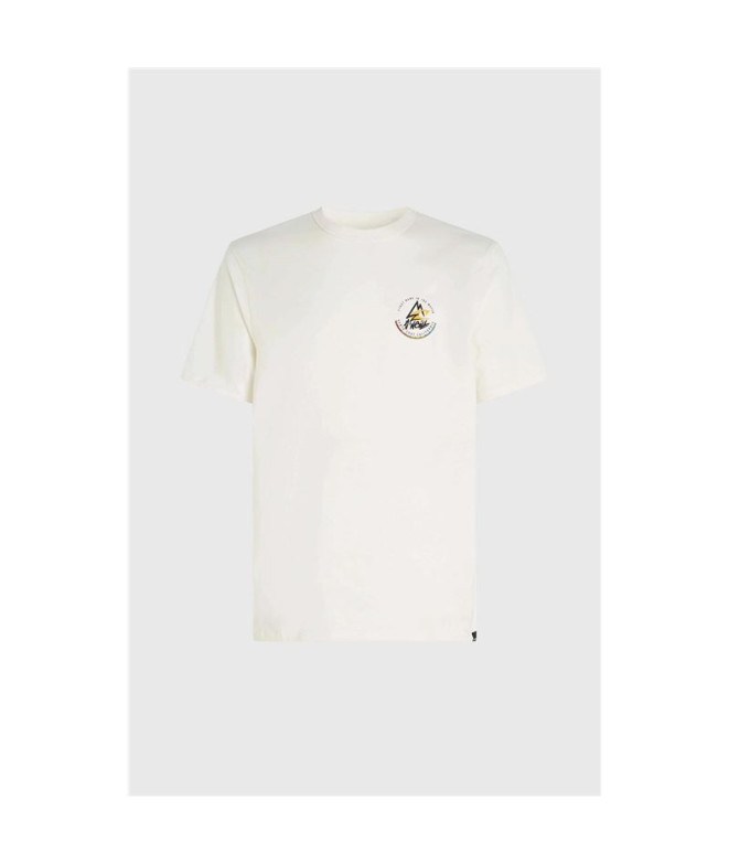 Camiseta O'neill Trvlr Back Print Blanco Hombre
