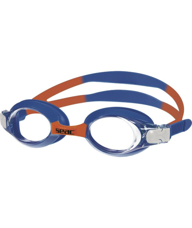 Gafas de Piscina Seac Bubble Azul/Rojo
