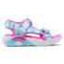 Sandalias Skechers Rainbow Racer Niña Rosa Azul