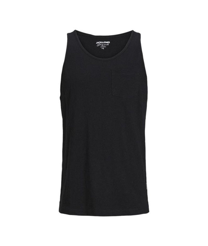 Camiseta Jack And Jones tampa Slub Hombre Negro