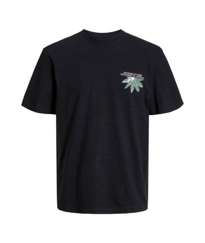 Camiseta Jack & Jones Jortampa Back Tee Ss Negro