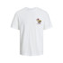 Camiseta Jack & Jones Jortampa Back Ss Crew Neck Mni Blanco