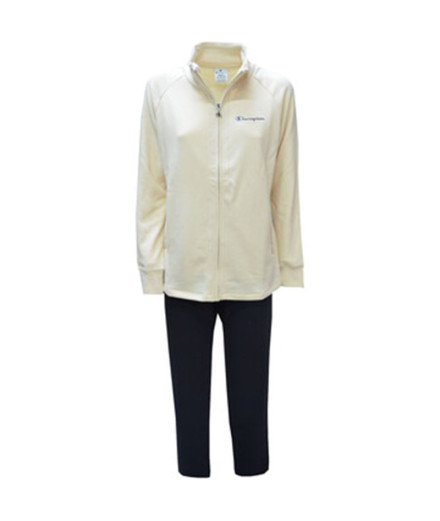 Chándal Champion Sweatsuit Mujer Beige