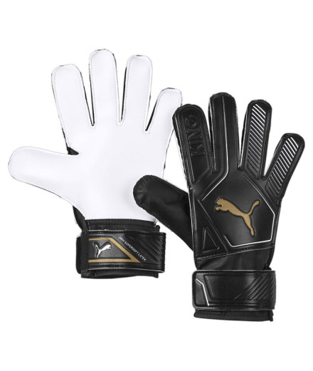 Guantes de portero Puma King 4 Negro/Blanco Infantil