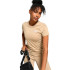Camiseta Puma Essentials + Embroidery Marrón Mujer