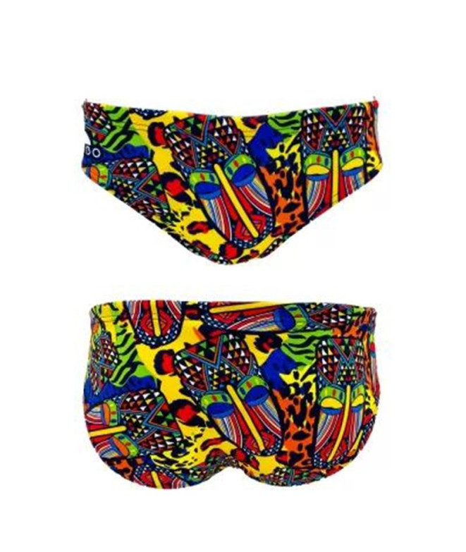 Bañador Waterpolo Turbo Africa Skin Amarillo