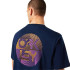Camiseta Oakley Fingerprint B1B Azul Marino Hombre