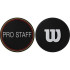 Antivibradores Wilson Pro Feel  Staff Dampeners Negro