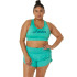 Sujetador Deportivo de Running ASICS Core ASICS Logo Mujer Verde/Teal