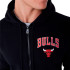 Chaqueta New Era NBA Essentials Chicago Bulls Negro Hombre