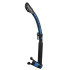 Tubo de buceo Cressi Itaca Ultra Dry Gris/Azul