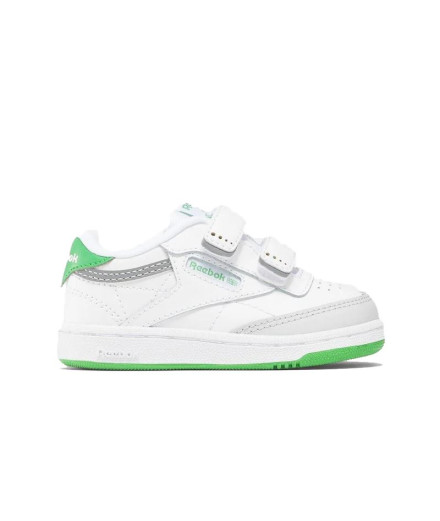 Zapatillas Reebok Club C 2V 2.0 Infantil Blanco/Verde