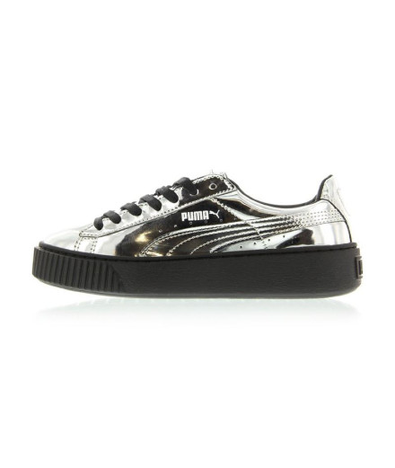 Zapatillas Puma Sportswear Basket Platform Metallic Mujer