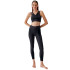 Mallas de Yoga Born Living Yoga Reka Negro Mujer