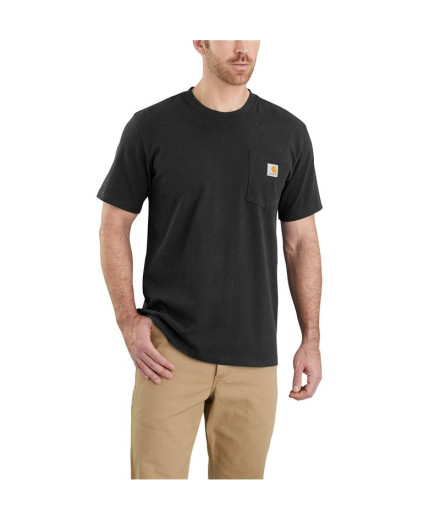 Camiseta Carhartt K87 Pocket S/S T-Shirt Hombre Negro