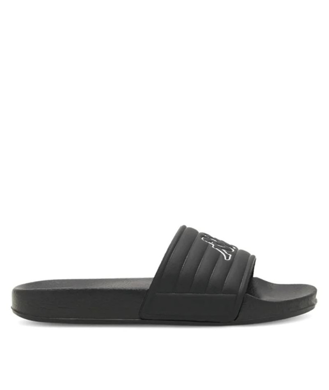 Chanclas Kappa Noles Infantil Negro/Blanco