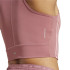 Camiseta de Running adidas Own The Run 3 Bandas  Mujer Rosa
