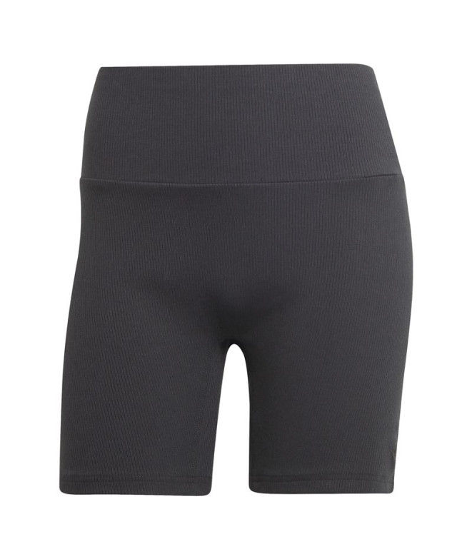 Mallas adidas Lng Rib Biker Mujer Negro