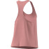 Camiseta adidas Train Essentials Minimal Branding Racerback Mujer Rosa