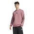 Sudadera adidas Future Icons 3 Bandas Crew Hombre Rosa