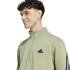 Sudadera adidas Future Icons 3 Bandas Half Zip Hombre Verde