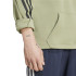 Sudadera adidas Future Icons 3 Bandas Half Zip Hombre Verde
