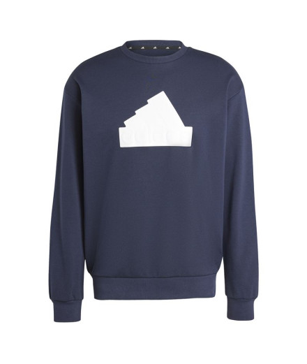 Sudadera adidas Future Icons Bos Crew Hombre Azul