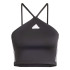 Camiseta adidas Tiro Cut 3 Bandas Summer Triangle Mujer Negro