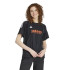 Camiseta adidas Tiro Cut 3 Bandas Jacquard Mujer Negro