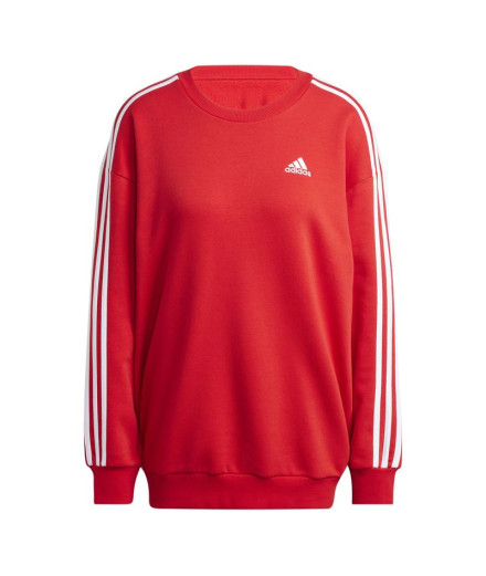 Sudadera adidas Essentials 3-Stripes Oversized Fleece...