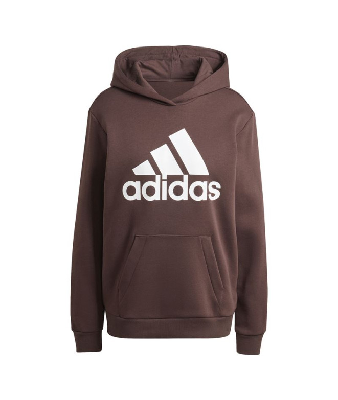 Sudadera adidas Big Logo Boyfriend Mujer Marrón