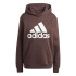 Sudadera adidas Big Logo Boyfriend Mujer Marrón
