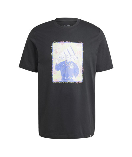 Camiseta adidas Doodle Graphic Hombre Negro