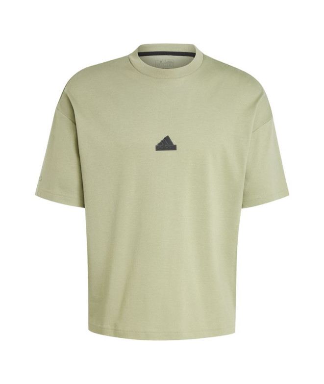 Camiseta adidas City Escape Hombre Verde
